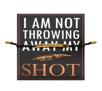 Hatsvop Musical Inspired Gift, Hamiltons Gift bracelet Not Throwing Away My Shot bracelet Rise Up bracelet Jewelry for Musical Lover Theatre Gift, L, Stainless Steel, no gemstone