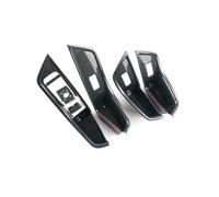 HATSVTGR Car Interior Door Window Lift Switch Button Panel Trim Cover for A4 B9 A5 2017 2018 2019 2020 LHD Auto Interior Inner Handle