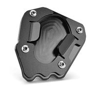 HATSVTGR Kickstand Enlarger Plate Motorcycle Bike Kickstand Extender Foot Side Stand Extension Pad For Triumph For Tiger1200 For Tiger 1200 2022 2023 Kickstand Pad(Black)
