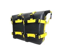 HATSVTGR Motorcycle Saddlebags for Suzuki for V-Strom DL650 DL1000 DL250 DL1050 Motorcycle Frame Crash Bars Waterproof Bumper Tool Placement Bag(Black Yellow,2Pcs)