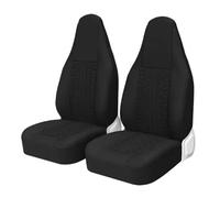 HATSVTGR Seat Covers Front Sports Car Seat Covers Bucket Protector For Renault For Zoe(2Black)