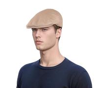 hatsXcaps Unisex Premium Linen Flat Cap | Lightweight & Breathable Summer Cabbie Hat for Men & Women | Classic Peaky Blinders Newsboy Cap for Golf, Driving, Casual Wear & Outdoor Travel
