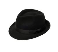 hatsXcaps Wool Trilby Fedora Hat for Men & Women - 100% Wool Felt Short Brim Hat, Teardrop Crown, Lightweight Water-Resistant Vintage 1920s Jazz
