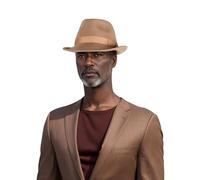 hatsXcaps Wool Trilby Hat for Men & Women | 100% Wool Felt Mens Fedora Hats | Teardrop Crown, Packable & Durable Short Brim Fedora Hats for Women (UK, Alpha, M, Standard, Caramel Camel)