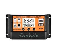 Hattba 10A/20A/30A/40A/50A/60A/70A/80A/90A/100A Auto LCD Screen Solar Controller USB Solar Panel Regulator 12V24V