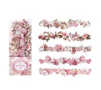 Hattba 10Pcs Decorative Border Sticker Scrapbooking Sticker for Planner Journals Laptops Phone Case Scrapbooking Packaging