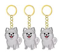 Hattba 2/3/4/5/10Pcs Pet Memory Keychain With Hair Collector Compartment Pet Furs Storage Pendants For Dog Cats Lover Gift Hair Collector Keychain