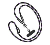 Hattba 240W USB C Lanyard Cable Fast Charging Data Sync For S24 S23 Smartphone Wearable Crossbody Nylon Neck Straps Replacement Phone Straps