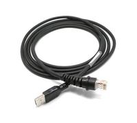 Hattba 2m 2D Barcode Scanner USB Data Cable RJ45 10P10C Port Compatible For 1900 1902g 1300g 1400 Barcode Scanner Usb Cable