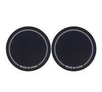 Hattba 2pcs Pedal Drum Patches Skin Replacement Self-Adhesive Drumhead Patchs Protector for Bass Durm Parts