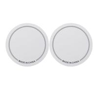 Hattba 2pcs Pedal Drum Patches Skin Replacement Self-Adhesive Drumhead Patchs Protector for Bass Durm Parts