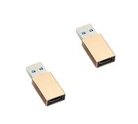 Hattba 2Pieces USB A To C Adapter Female To Male Converter 5Gbps Data Transmission And Rapid Charging USB Adapter