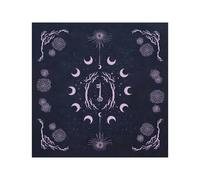 Hattba 3 Sizes Option Tarot Table Altars Cloth Mysterious Board Game Mats Pendulums Divinations Tablecloth Board Game Card Pad Mysterious Tablecloth
