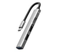 Hattba 4 In 1 Multifunctional USB C Hub Type-C Adapter Converter Type-C To PD USB2.0 USB3.0 Charging Extender OTG Gadget