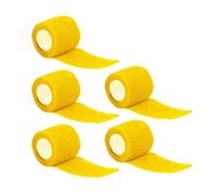 Hattba 5 Pcs Adhesive Bandage Cohesive Dog Bandages Elastic Bandage Self-Adherent Tape For Stretch Athletic Sports Wrist