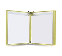 Hattba 5 Pocket Wall Mounted Reference Organiser Wall Mounted Reference Display Board For Warehouse Workshop Document Organizers
