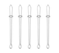 Hattba 5Pcs Drawstring Threader Elastic Cord Insertion Clip Elastic Rope Drawstring Threader Sewing Tool For Hoodies Clothes Cord Guide Tool
