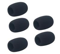 Hattba 5PCS Microphone Foam Covers Professional Mic Windshields Windscreen Protections Conference Call Studio Recordings Professional Microphone Wind Guard Sponges