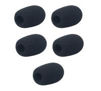 Hattba 5PCS Microphone Foam Covers Professional Mic Windshields Windscreen Protections Conference Call Studio Recordings Professional Microphone Wind Guard Sponges