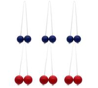 Hattba 6lots Weatherproofed Ladderball Bolas For Lawns Picnics Group Activity For Outdoor Activity Corporate Team Building Game