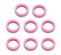 Hattba 8 Pcs Luggage Wheel Covers Luggage Compartment Wheel Protections Covers Suitcase Accessories