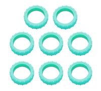 Hattba 8 Pcs Luggage Wheel Covers Luggage Compartment Wheel Protections Covers Suitcase Accessories