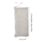 Hattba Aquarium Filter Pad Biochemical Media Bag With Drawstrings Strong Filtration Fish For Reusable Filter 7.9x3.9 Inch