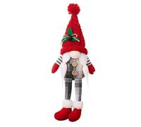 Hattba Christmas Plush Decorations Dangle Leg Scandinavian Tomtes Home Tabletop Forests Man Doll Swedish Gnomes Ornaments Christmas Gnomes Plush