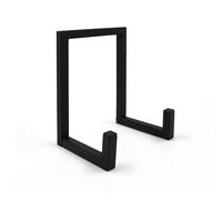 Hattba Classical Black Iron Vinyls Record Shelf Bucolic Homes Storage Unit For Music Collectors CDs Display Cabinet Decors Metal Record Organizers