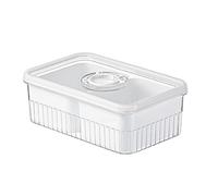 Hattba Compartmentalized Snacks Organiser Multi Compartment Sealed Container Divided Storage Box For Dry Fruit Office Teas Storage Solution
