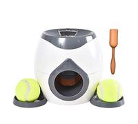 Hattba Dog Puzzle Toy Interactive Dog Toy Treat Dispensing Toy With Detachable Dishes Tennis Balls Training For Dogs Squeaky Dog