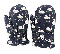 Hattba Elastic Full Finger Mittens Windproof Ski Gloves Fleece Lining Gloves With Wrist Leashes Winter Warm Gloves For Riding Winter Snow Gloves Toddler