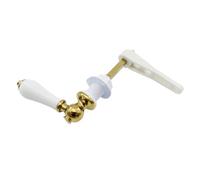 Hattba Elegant Ceramics Toilet Cistern Levers Victorians Styles Aesthetic Zines Alloy Finish Accessory for Modern Bathrooms Cistern Levers Replacement