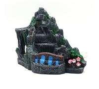 Hattba Fish Tanks Rockery Artificial Waterfall Simulation Landscape Waterfall Plant Landscaping Fish Tanks Plant Aquascaping