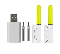 Hattba Fishing Glow Stick With Charging Device Led Glow Stick Rod Tip Glow Stick Outdoor Night Fishing Tool