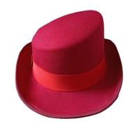 Hattba Hat Retros Fashion Hat Curly Brimmed Hat Mystery Styles Hat for Themed Event and Casual Outfits