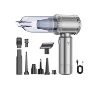 Hattba High Capacity Portable Car Vacuums Cleaner 22000Pa Suction 6 Stage Filtration Systems 8 Tools Included For Home Office Car And Home Use