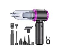 Hattba High Capacity Portable Car Vacuums Cleaner 22000Pa Suction 6 Stage Filtration Systems 8 Tools Included For Home Office Car And Home Use