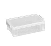 Hattba Large Capacity Pencil Case Water Resistant Clear Pen Box High Capacity Pen Case Colored Pencil Organizers for Kid Adult