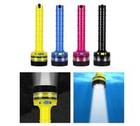 Hattba Light Diving Underwaters Diving Flashlight Torch Underwaters IPX8 Watertight LED Flashlight Light Watertight Torch