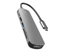 Hattba Multiple USB Splitter With Type C And USB3.0 Port Fast 5Gbps Data Transmission 1000Mbps Ethernet RJ45 Gigabit Adapter USB C Adapter