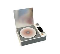 Hattba Portable Music Players With MultiFormat High Fidelitys Sound Builts-in Speakers For Home Office Travel Portable Cds Player For Travel