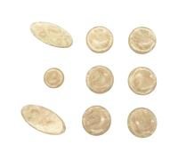 Hattba Saxophone Key Buttons Inlays Set Smooth Surfaces Wear Resistant Inlays Accessory for Saxophone Players