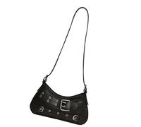 Hattba Shoulder Bag for Women Girls Trendy Evening Clutches Purse Pu Leather Under the Arm Purses Simple Purse Handbag Gifts