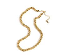 Hattba Stainless Steel Beaded Circles Trendy Jewelry Unique Necklace For Women Seeking A Stylish Accessory Stainless Steel