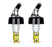 Hattba Stainless Steels Ball Wine Dispenser Spout 30ml Exact Pouring Device Leak Proof Pour Spout Automatic Measured Pourer Leak Proof Wine Pourer With Steels Ball