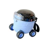 Hattba STEM Educational Rockets Rovers Water Container Chew Resistant Mouthpiece Sturdy Lunchboxes Companion Portable Rockets Shape Kids Flasks