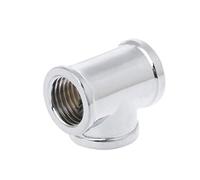 Hattba T-Shape G1/4" Thread 3-Way Inner Teeth Connector Computer Water Cooling Fitting
