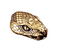 Hattba Unique Snake Head Metal Beads Pendant for Paracord and Do It Yourself Enthusiasts Jewelry Making Paracord Bead