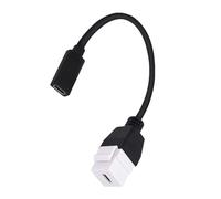 Hattba USB C Type Keystone Adapter Insert Cable 10Gbps Female To Female Extension For Wall Plate Outlet Panel 20CM USB Keystone Adapter